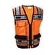 thumbnail image 1 of Chaleco de seguridad REXZUS Engineer de malla reflectante naranja XXL, 1 of 7