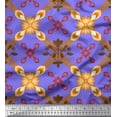 thumbnail image 1 of Soimoi Poly Georgette Fabric Argyle Check Print Fabric by the Yard 42 Inch Wide, 1 of 1