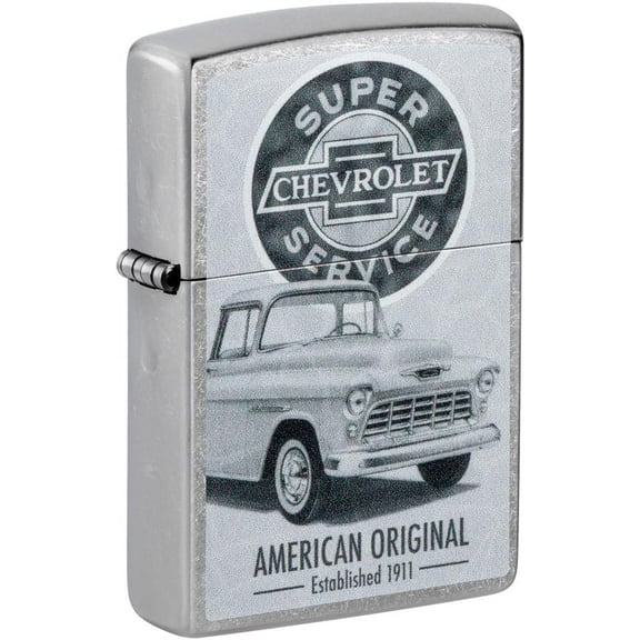 Zippo Lighter - Personalized Message Engraved on Backside for Chevy Chevrolet Windproof Lighter (Chevrolet Vintage 48757)