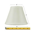 thumbnail image 2 of Set of 6 Hard Back Empire Candle Clip Lamp Shade Light Oatmeal 3x6x5, 2 of 5