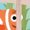 BLUSH, variant on Disney Finding Dory - Dory, Marlin, & Nemo - Juniors Cropped Pullover Hoodie