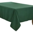 thumbnail image 3 of Fennco Styles Classic Everyday Design Solid Color Tablecloth 65" W X 160" L - Jasper Green Table Cover for Home Décor, Baquets, Family Gathering and Special Occasion, 3 of 5