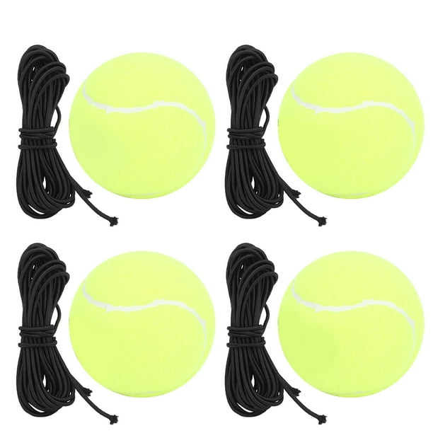 Pelota de tenis, 4 piezas/juego de tenis de alta elasticidad, suministro de práctica deportiva, pelota de tenis elástica, durabilidad probada en el tiempo