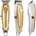 thumbnail image 2 of KEMEI Professional Beard & Hair Trimmer for Men, Cordless T-Blade Trimmers, Electric Hair Clippers for Barbers and Stylists, All Body Grooming-Model 1949 Gold, 2 of 6