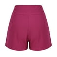 thumbnail image 3 of 4-Way Stretch Womens Shorts Casual Comfy High Waisted Golf Hiking Lounge Athletic Short with Pockets, 3 of 7