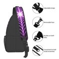 thumbnail image 4 of Women Men Halloween Spider Web Crossbody Sling Bag Casual Chest Bakpack, 4 of 6