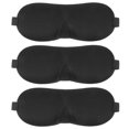 thumbnail image 1 of Miangastore Stereoscopic Eye Mask Black 3Pcs 8.7x3.3x0.2In, 1 of 8
