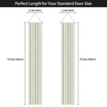 thumbnail image 2 of A Pair Of Decorative Banners 70.9×11.8in Can Be Reused And Easily Installed For Indoor Or Outdoor Or Anywhere Palegreen Stripe Hand-Drawn Sketch_4, 2 of 7