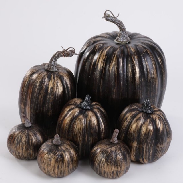 Txlixc 7 calabazas simuladas de Halloween, modelo de decoración Txlixc moda