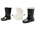 thumbnail image 4 of AUXDIQ Wellington Boots Women Mid-calf Wellies Waterproof Rain Boots Outdoor Garden Shoes, 4 of 6