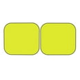 thumbnail image 3 of Uemuo Yellow Printed 2 PCS Car Windshield Sun Shade, Auto Sun Heat and UV Rays Blocker, Foldable Automotive Front Window Sunshade Protector, 3 of 7