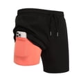 thumbnail image 2 of COOFANDY Mens Swimsuit Swim Trunks 7 Inch Quick Dry Zipper Pockets for Swimming Board Beach Gym Running Surf, 2 of 6