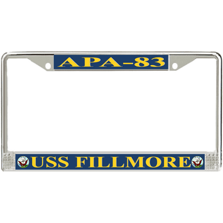 USS Fillmore APA-83 License Plate Frame