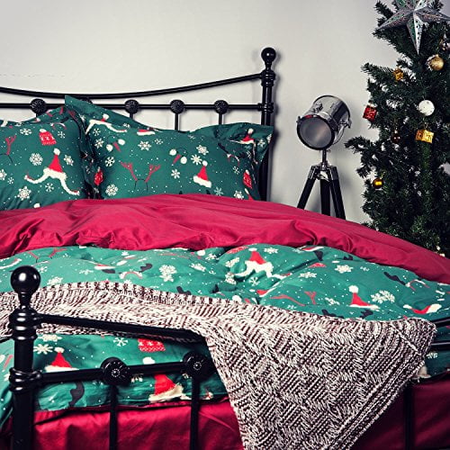 Veamor Snowflake Kids Duvet Cover Sets Queen 3 Pcs With Zipper