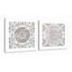 thumbnail image 1 of Set 2 Cuadros Canvas Minimalistas Mandalas Zen Modernos Montados En Bastidor De Madera Estilo Galeria, 1 of 4