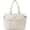 Beige, variant on Tote Bag for Women,Zipper Puffer Work Tote with Compartments,Lightweight Travel Tote Bag for Daily,Gym,Nurse,Teacher