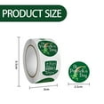 thumbnail image 5 of 1PC St Patricks Day Roll Stickers, Green Shamrock Round Sticker, Happy St. Patrick 's Day Design Envelope Stickers, Self-Adhesive Irish Clover Label Seal Sticker for Holiday Gift Card Envelope, 5 of 6