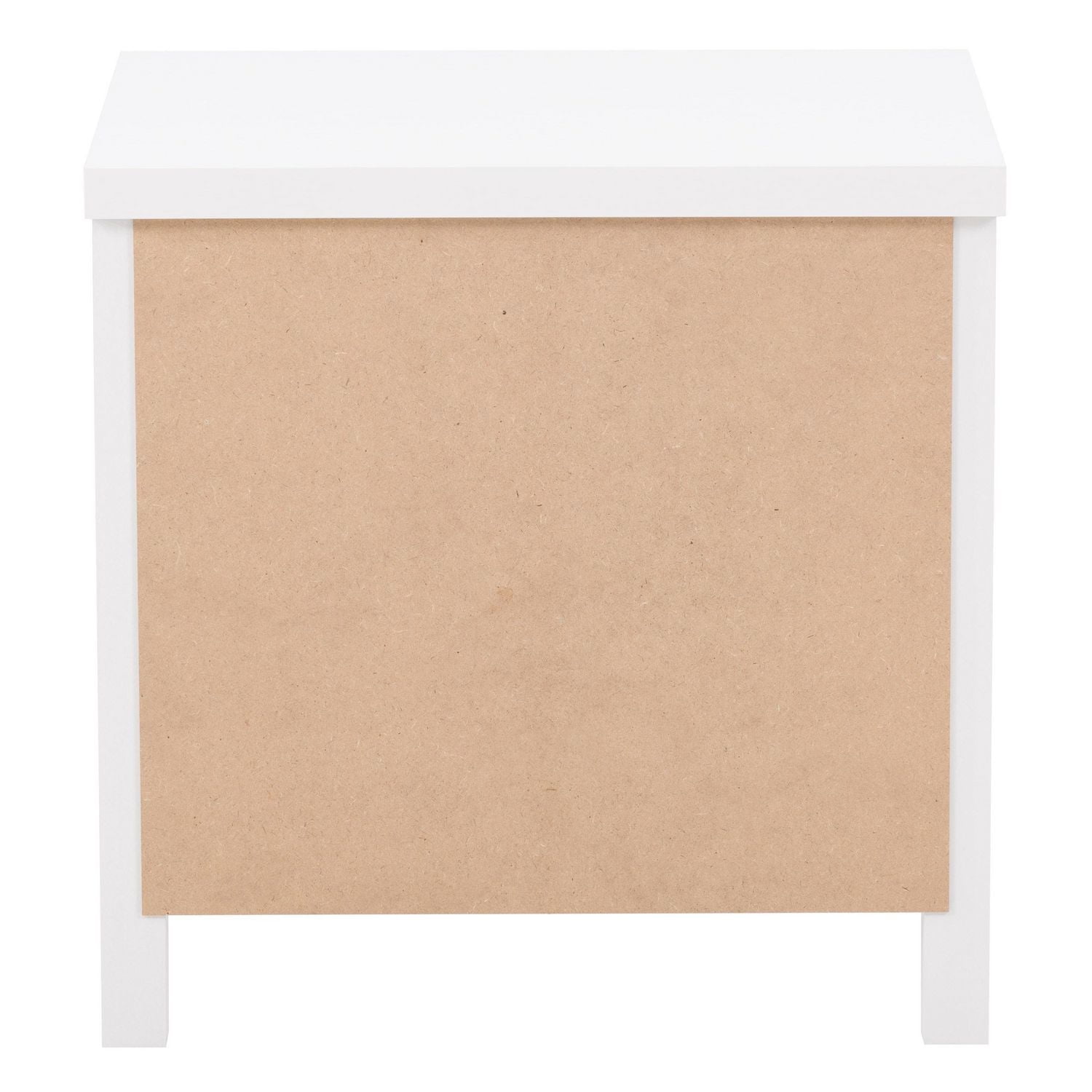 Table de chevet élégante en bois d'ingénierie pour chambre à coucher pour adulte avec deux tiroirs, CorLiving Boston