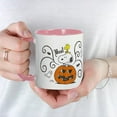 thumbnail image 3 of CafePress - Peanuts Snoopy Sketch Pumpkin Mug - 11 oz Ceramic Mug - Novelty Coffee Tea Cup, 3 of 3
