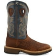thumbnail image 4 of Twisted X Men's 12" Square Toe Horseman Boot - Casual Western Boots for Men -Distressed Saddle & Peacock,10W, 4 of 6