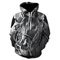thumbnail image 4 of Sweat à Capuche Unisexe Cheval Créatif Imprimé 3D Imprimé Animal, 4 of 8