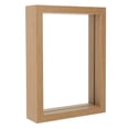 thumbnail image 1 of Glass Display Frame Wooden Frame Specimen Double-sided Glass Frame Picture Frame, 1 of 9
