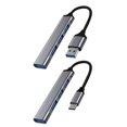 thumbnail image 4 of Portable 4-port USB Hub Splitter Multi-function High-speed USB Extender for Computer Accessories, 4 of 7