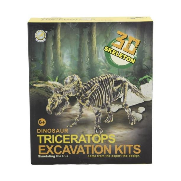 STEM TRICERATOPS SKELETON KIT Dinosaur Archeology Set - Walmart.com - Walmart.com