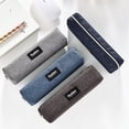 thumbnail image 6 of Clearance Under $1! 1 Pack Simple Canvas Solid Color Pencil Case, 21x6x5cm Small Storage Bag, Versatile Makeup and Stationery Pouch, 6 of 6