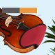 thumbnail image 5 of Hombrera para violín, plegable y duradera, para profesionales rojo, 5 of 9