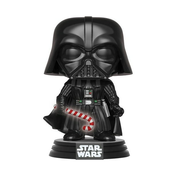 Funko Pop! Star Wars: Holiday - Darth Vader with Glow-in-The-Dark Candy Cane Chase