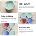 thumbnail image 5 of WHAMVOX  2 Pcs Plum Blossom Ink Tray Calligraphy Dish Plate Practice Accessories, 5 of 8