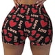 thumbnail image 2 of Fotbe Heart Shorts Sin Costuras – Shorts Deportivos de Cintura Alta para Mujer, Elásticos para Gimnasio, Yoga, Running o Ciclismo-Medium, 2 of 8
