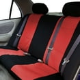 thumbnail image 6 of FH Group Neoprene Universal Car Seat Covers Fit For Car Truck SUV Van - Rear Bench Red, 6 of 7