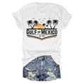 thumbnail image 4 of WZXFASHION T-shirt Femme du Mexique EST. 1550 Lettres Imprimées Col Rond Manches Courtes Décontracté Liquidation T-shirt Femme Manches Courtes, 4 of 4