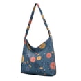 thumbnail image 1 of Artistic Floral Butterfly Canvas Tote – Colorful Bee and Flower Design for Spring, 1 of 4