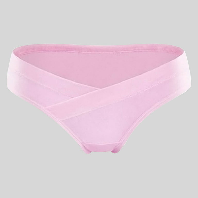 Maternity Underwear Cotton Comfortable Pregnancy Postpartum Panties Low  Waist Under The Bump Bikinis Briefs