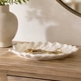 thumbnail image 5 of Better Homes & Gardens Cream Figural Leaf Stoneware 12" x 10" Serving Platter, 5 of 7