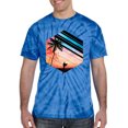 thumbnail image 2 of Wild Bobby, Surfer Walkign Across Beach Sunset, Streetwear, Tie-Dye Tees, Spiral Royal, Medium, 2 of 3
