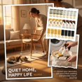 thumbnail image 3 of Fundas para patas de muebles ZYGOTEE con forma de pata de gato y antideslizantes, 3 of 7
