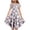 Multicolor G, variant on SGFCWSX Girls Ruffle Sleeve Tiered Swing Dress Teens Crewneck Floral Leaf Print Midi Dress for Spring Summer Casual Play Multicolor Size 14-15 Years