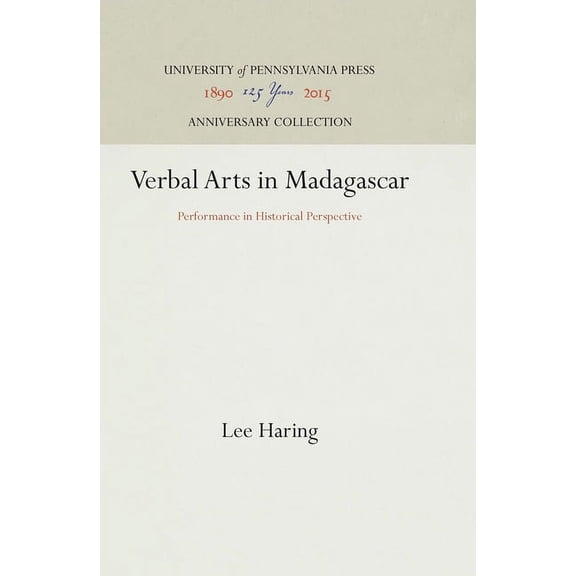 Anniversary Collection Verbal Arts in Madagascar, (Hardcover)