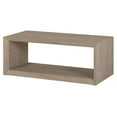 thumbnail image 3 of Pemberly Row Contemporary 48" Antiqued Gray Oak MDF Coffee Table, 3 of 8