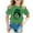 Green, variant on LUOGENLI Tops for Girls Size 7-8 Kid Girls Cute Graphic Printed Round Neck Short Sleeve Tee Summer Casual T Shirt Tops Shirts for Girls 6-7 Shirts for Girls 8-10 Cheer 11-12 Years