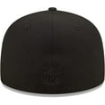thumbnail image 4 of Men's New Era Denver Broncos Black on Black Alternate Logo 59FIFTY Fitted Hat, 4 of 5