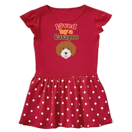 

Inktastic Cavapoo Dog Gift Gift Baby Girl Dress