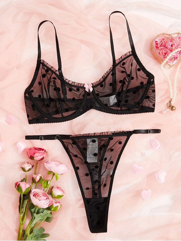 Plus Size Lingerie Black Lace