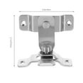 thumbnail image 2 of Mobutofu 2 Pcs Verrou de Portail en Acier Inoxydable Simple pour Jardins, 2 of 8