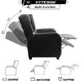 thumbnail image 3 of VITESSE PU Leather Gaming Recliner Sofa Chair, 3 of 7