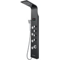 thumbnail image 1 of Rainfall Waterfall Shower Panel Tower System  Stainless  Bathroom Shower Tower with Rain Body Massage Jets and Sets Handheld Shower  Shower Cloumn Wall Mounted, 1 of 2